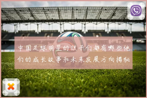 中国足球明星的孩子们都有哪些他们的成长故事和未来发展方向揭秘