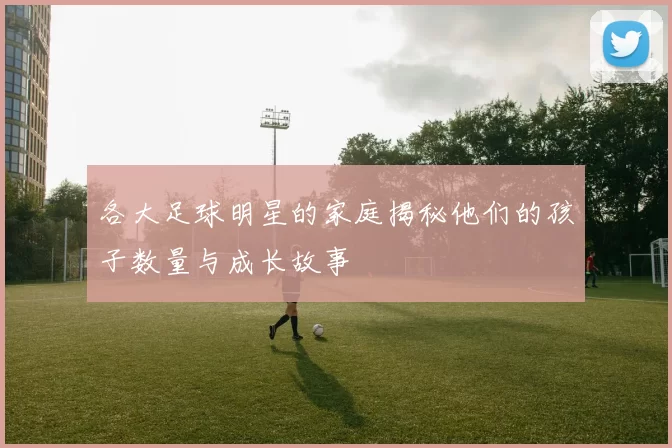 各大足球明星的家庭揭秘他们的孩子数量与成长故事