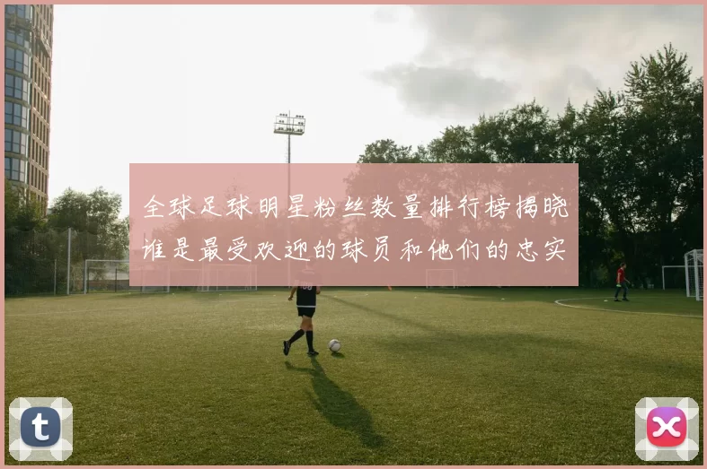 全球足球明星粉丝数量排行榜揭晓谁是最受欢迎的球员和他们的忠实追随者